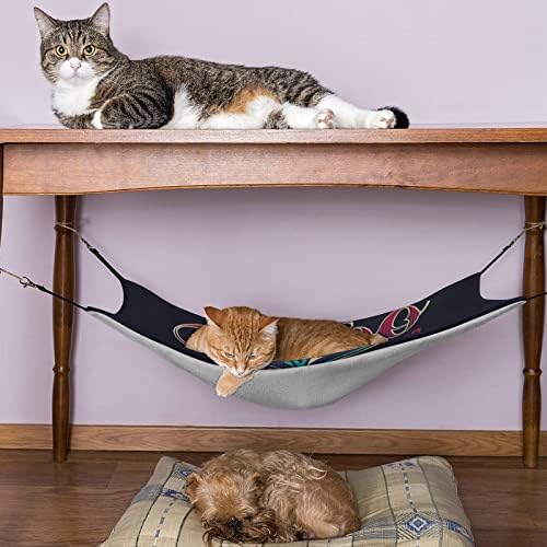 Hammock de gato rosa vetera a cama de gaiola de gaiola de gaiola salva -se para animais de estimação para animais pequenos 16,9 x13