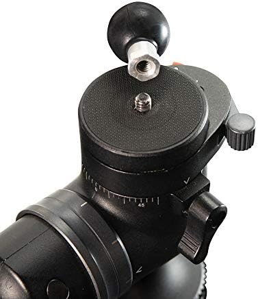 Adaptador de bola de 25 mm Arkon com 1/4 -20 Feminleed Hole e Hex Post Retail Black