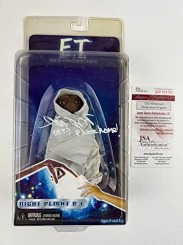Matthew de Meritt assinou a Figura E.T. Extra Terrestrial ET Telefone Home Autograph JSA Testemunha