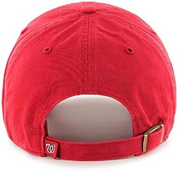 '47 Washington Nationals Red Clea Up Dad Hat Hat Cap Slouch