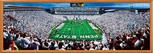 Obras -primas de 1000 peças esportivas quebra -cabeça - NCAA Penn State Nittany Lions EndZone View Panoramic -