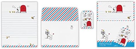 Japão Hallmark 819248 Snoopy Letter Set, carta