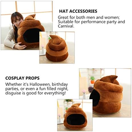 AMOSFUN PLUSH PLUSH Toy Carnival Party Festa de Capfeira Faculdade Hat Party Party Carnival Performance Role