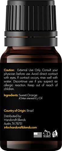 Óleo essencial de laranja doce manual - puro e natural - óleo essencial terapêutico premium para