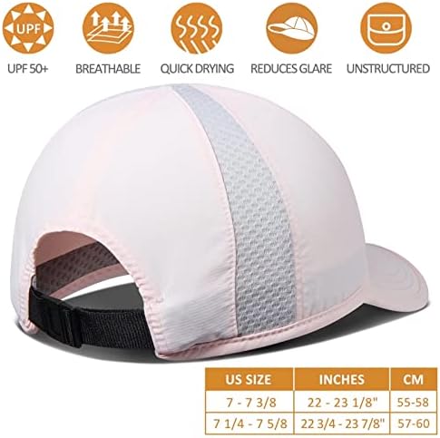 Gadiemkensd chapéus não estruturados upf 50+ boné ao ar livre respirável leve para homens e mulheres