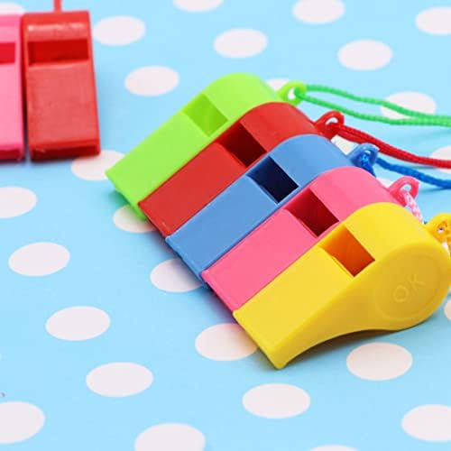 Inoomp Game Crisp Toy Toy Toys multifuncionais Plastic Small Whistle Race Som apito: Whistles School Árbio Função Função Portátil Color Cor de Corrida Bedido- Árabes Randomos