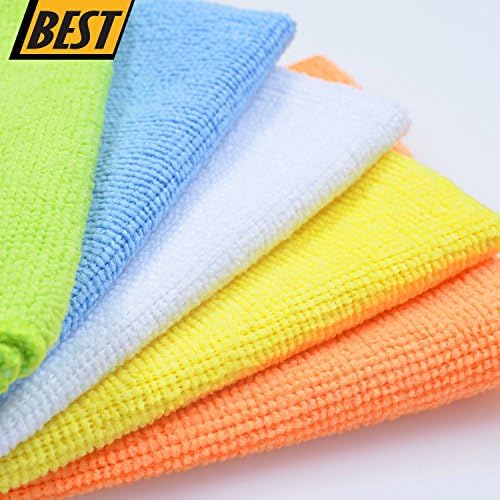 Melhores panos de limpeza de microfibra - pacote de 50 toalhas
