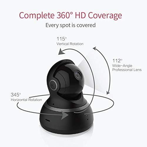 Câmera de segurança da câmera de segurança Câmera de segurança HD 1080p Visão noturna de áudio de 2 vias
