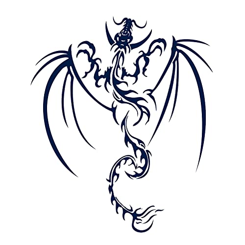 Dragona de 1-2 semanas de dragão suco de tatuagem temporária semi-permanente para adultos mulher mulher