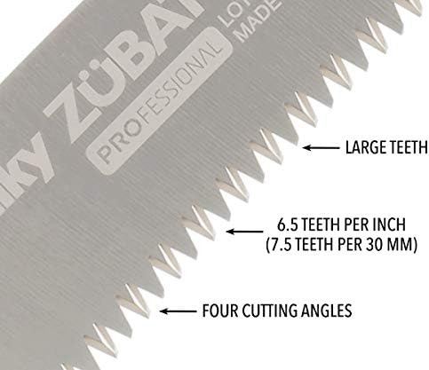 Silky Zubat Professional Curved Hand Swer 330mm dentes grandes