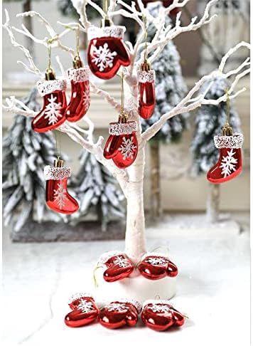 Cristal Ball Ball Corrents Meias de Natal Ornamentos para a árvore de Natal de Natal Decorações de árvores
