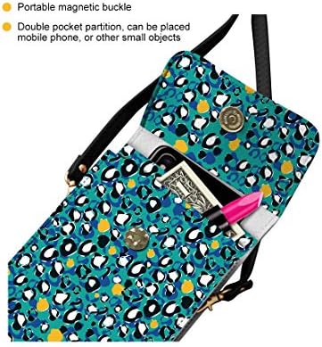 Bolsa de telefone de tela de toque jeocody, bolsas e bolas de carteira pequenas leves com uma alça de ombro para mulheres