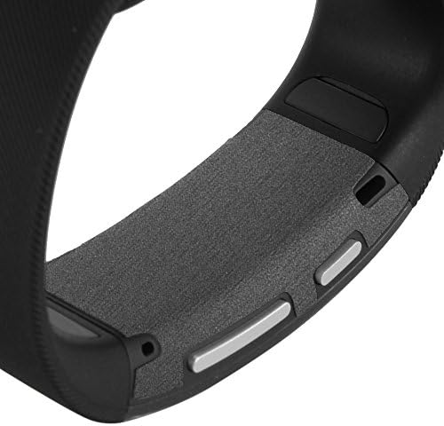 Skinomi escovou aço compatível com a pele inteira compatível com a Sony Smartband Talk TechSkin com protetor de