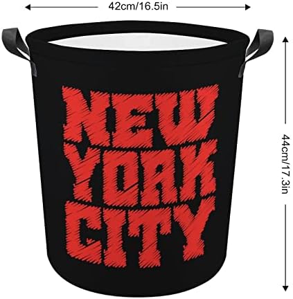New York City Cesto dobrável cesta de cesta de cesto à prova d'água Saco de armazenamento com