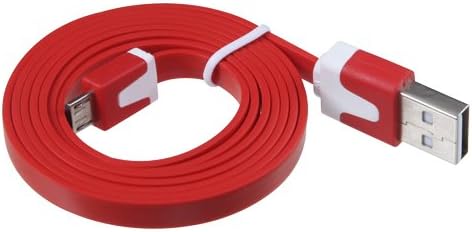 Mybat Red Noodle Data Cable 3 pés