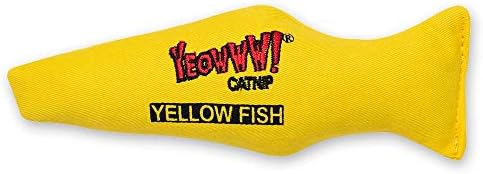 Yeowww! Brinquedo de catnip, peixe amarelo