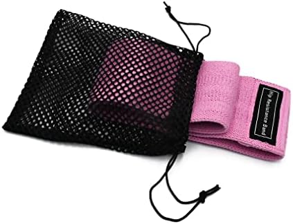 JZRH Bandas de resistência de fitness, pano de ginástica para expansão de bunda, expansores elásticos de elástico para o exercício de treino doméstico Rosa 76 * 8cm + bolsa de rede