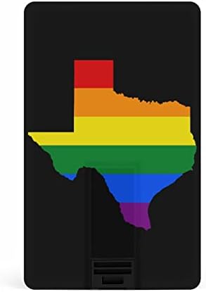 Mapa do texas mapa lgbt gay orgulho flash drive USB 2.0 32g & 64g portátil plac stick para pc/laptop