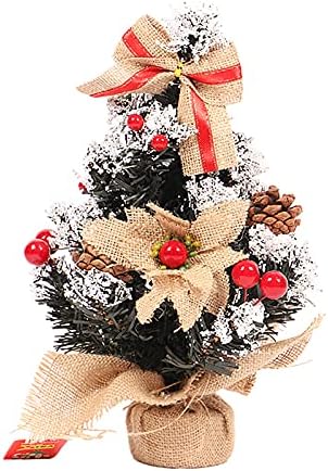 Decoração ao ar livre de metal Mini árvore de natal, árvore de Natal artificial em miniatura de Natal
