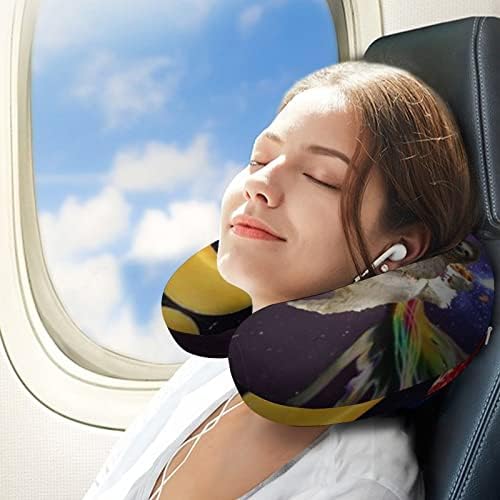 Paresse Riding Lama Travel Pescoo Pillow Memory Foam U Shape Pillow Airplane para suporte da cabeça