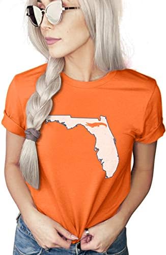 Fãs de Gators Football | Gainesville Florida | T-shirt de futebol universitário angustiado | Dimensionamento unissex