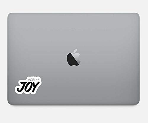 Seja preenchido com adesivos inspiradores de alegria - adesivos de laptop - Decalque de vinil de 2,5 polegadas