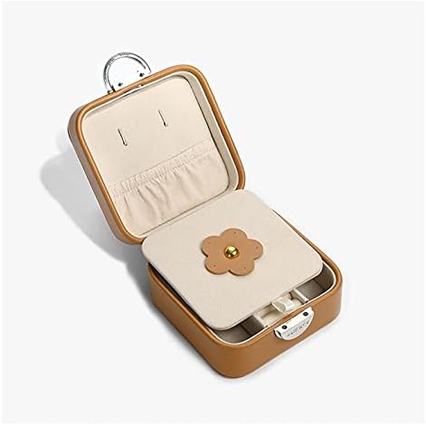 Emers requintado- caixa de jóias caixa de jóias pequenas caixa de viagem portátil de couro PU, caixa de armazenamento