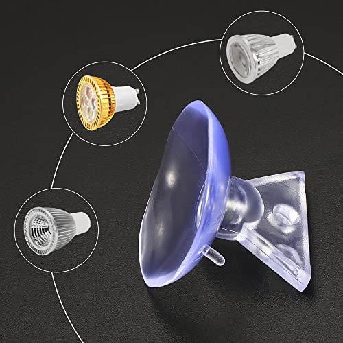 Meccanixity Bulb Changers, 35 mm dia. Lâmpada leve de copo de sucção de PVC substituindo ferramentas para lâmpadas GU10 MR16, 5 pacote