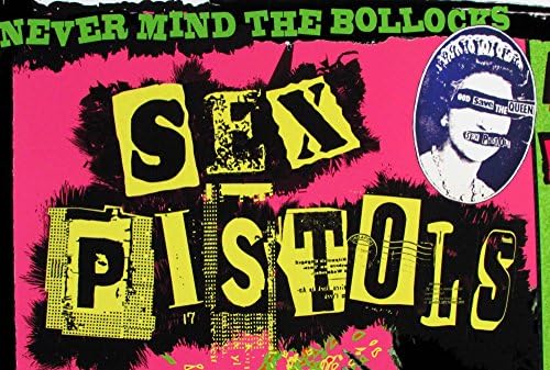 Sex Pistols 1978 American Tour recém -criada edição de artista original de impressão de arte assinada