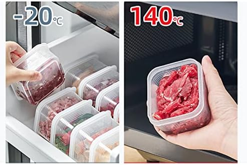 Caixa de carne congelada da geladeira Ziukenr, caixa de carne congelada de grau de alimentação PP5,