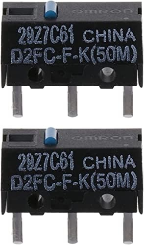 Micro comutadores 2pcs d2fc-f-k azul mouse micro switch