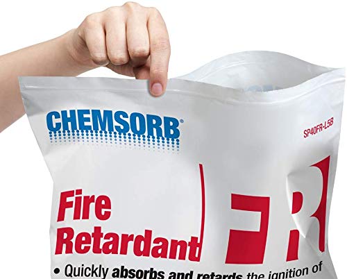 Chemsorb -Sp40fr Chemsorb - Absorvente retardador líquido inflamável, bolsa de 5 galões, pacote