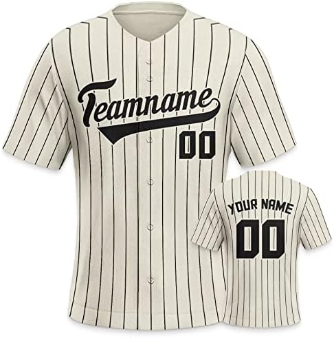 Camisa de camisa de beisebol personalizada uniforme clássico para fãs presentes homens homens jovens