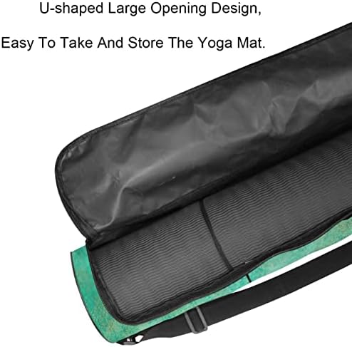 Ratgdn Yoga Mat Bag, Birds Blue Sky Exercício de ioga transportadora de tape
