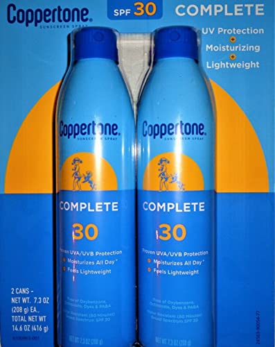 Coppertone SPF 30 Protetor solar Spray, 7,3 onças