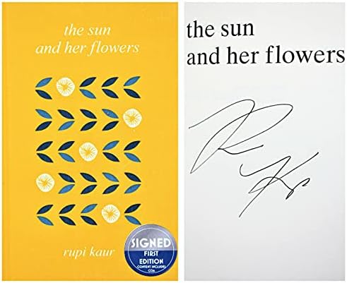 O sol e suas flores autografadas por Rupi Kaur