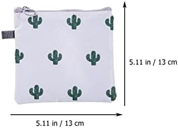 Sacos de armazenamento com zíper para zíper 5pcs bolsas menstruais bolsas de água sanitária floral bolsa