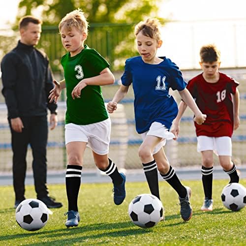 Unittype 6 pares crianças crianças meninos meias de futebol 3-6/7-13/14 mais meias de tubo para jovens de mais