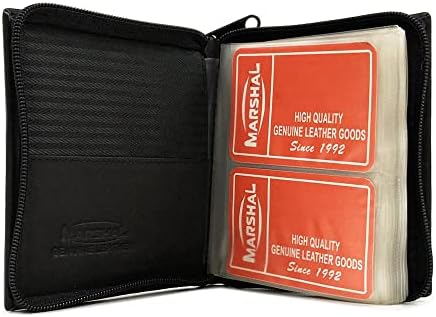 1 Black Genuine Leather Business Card Titular de cartão de crédito Livro da carteira, variável