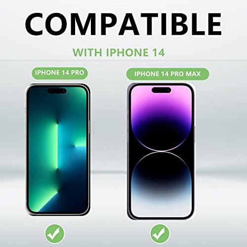 Bohangong 3 Protetor de tela de pacote para iPhone 14 Pro [6,1 polegadas], Dynamic Island Compatible, filme de vidro temperado para casos, [9H Dressness] - HD