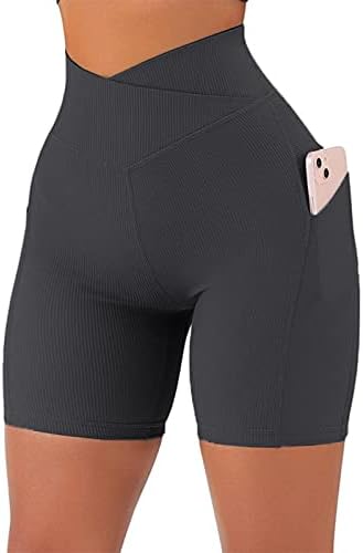 Shorts de motociclista para mulheres shorts de cintura alta scrunch butt butt shorts