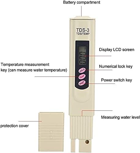Yiwango Precise portátil TDS Medição Provente de Medição Teste da Cenagem de Pen do Equipamento de Testador de Qualidade de Água para Poto Aquários Práticos Detector de Qualidade da Água