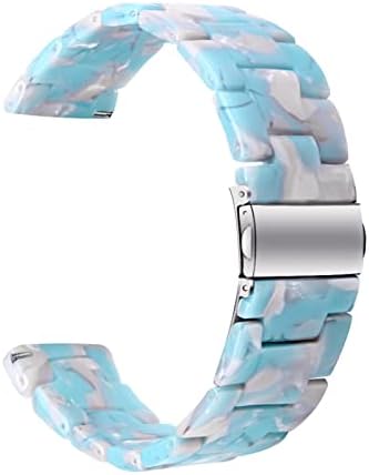 Mgtcar 20mm Resina Straps Watch Band para Garmin Venu Sq Vivoactive 3/Vivomove HR/Forerunner 645 245 Smartwatch Bracelet
