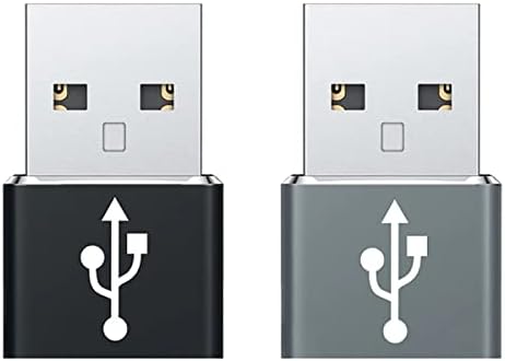 Usb-C fêmea para USB Adaptador rápido compatível com seu oppo CPH2025 para dispositivos de carregador, sincronização,