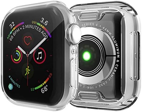 [1 pacote] Aladrs Screen Protector Case para Apple Watch 40mm, capa ultrafina HD de proteção completa