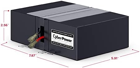 CyberPower RB1270X2 UPS Substituição Cartucho de bateria, sem manutenção, instalação do usuário,