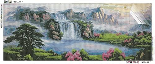 Kits de pintura de diamante 5D Instarry para adultos Paisagem completa Paisagem Mosaic Cross Stitch Decor de parede Kits 59,1x23,6 polegadas