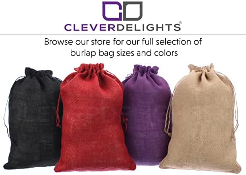Lights CleverDelights 6 x 10 Sacos de estopa com cordão - 10 pacote