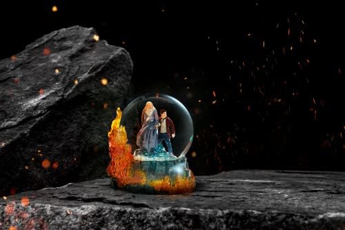 Enesco Wizarding World of Harry Potter Half Blood Prince e Dumbledore Water Globe Waterball, 4,92 polegadas, multicolor
