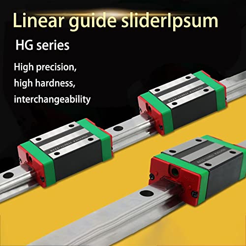 Thgivingstore hgh20ca bloqueio slider, para hgr20 linear slide trilhos, hgh20 ca guia linear slider peças cnc para trilhos lineares